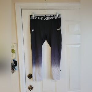 Under Armour Leggings Black and Gray Ombre Xl Womans